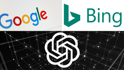The most popular search engines in the world: Microsoft bing and google